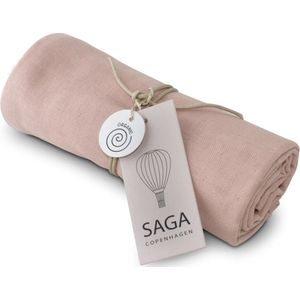 Saga Copenhagen | Hydrofiele doek / luier  | 70 x 70 cm | 100% bio katoen | Misty Rose