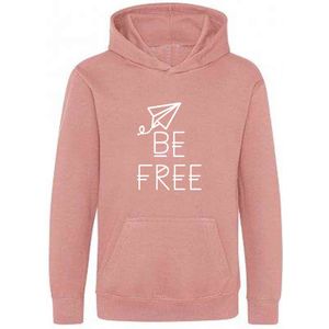 Be Friends Hoodie - Be free - Vrouwen - Roos - Maat S