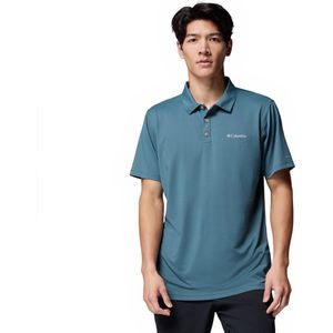 Columbia Tech Trail™ Utility Korte Mouw Poloshirt Blauw L Man