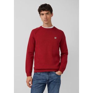 Gebreide Trui - Katoen - Ronde Hals - Raglanmouwen - Normale Pasvorm