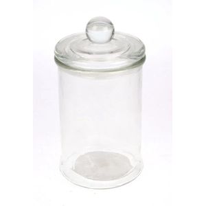 Glazen pot deksel Ø9,8x18,2cm