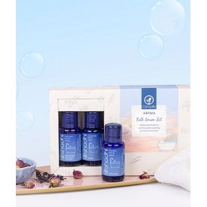 Badolie 'Bath Dream Set', geschenkset van Oshadhi, biologisch, 3 x 50 ml