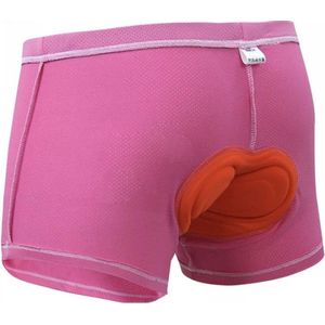 CHPN - Fietsbroek - Zeembroekje - Fiets ondergoed - Met zeem - M - Valt klein - Unisex - Onderbroek voor fietsen - Fietsshort - Bilpijn bij fietsen - Roze