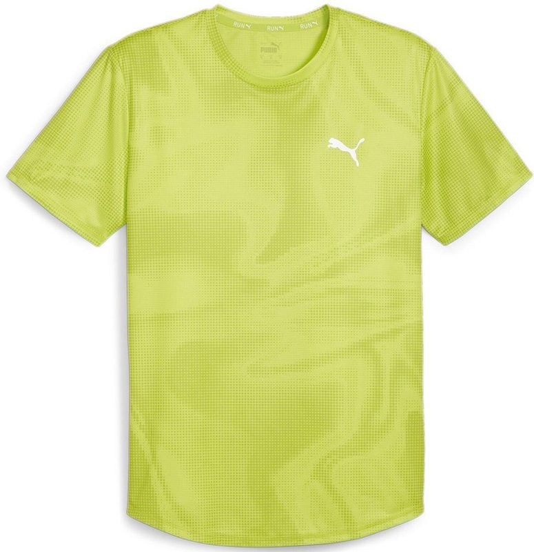 Puma - Favorite Aop - T-shirt - Geel - Korte Mouwen