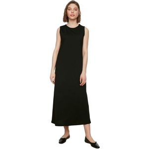 Trendyol Witte Mouwloze Lange Voering Onderhemdjurk Tctss21Uk0034