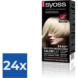 SYOSS Color baseline 9-5 Frozen Pearl Blonde - 1 stuk - Voordeelverpakking 24 stuks