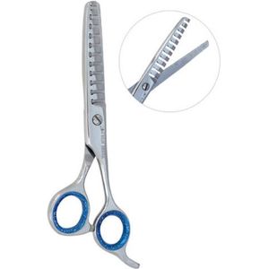 Belux Surgical Instruments / Professionele uitdunschaar - Uitdun kappersschaar - RVS - 16.50 cm