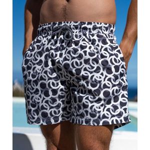 SEA'SONS - Zwembroek Heren - Sneldrogend - Donker Grijs - Basic - Maat L