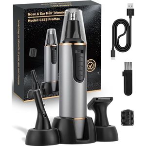 Neustrimmer - Efficiënt en Veilig - Voor Neus, Oren en Wenkbrauwen - Compact en Gebruiksvriendelijk Design - Pijnloos en Precies - Verzorging voor Mannen en Vrouwen