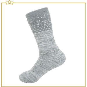 ATTREZZO® Dikke Sokken - Dames -Grijs - maat 35-38 - Winter Sokken - Nordic Socks