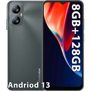 Blackview A52 Pro Smartphone - 8GB RAM - 128GB - Octa Core - 6,5 inch - 4G Dual SIM - Android 13 - Mobiele Telefoon - Zwart