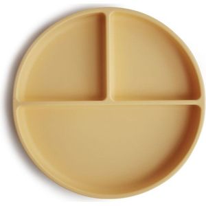 Mushie - Siliconen Vakjesbord met Zuignap - Borden & kommen - Daffodil