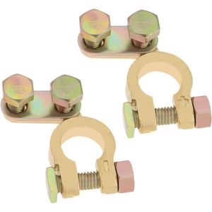 Automotive Batterij Klem Quick Release Terminal Connector - Positief en Negatief