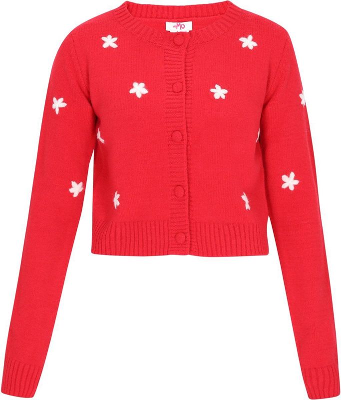 MYMO - Gebreid Vest - Rood