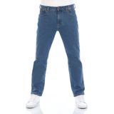 Wrangler Heren Jeans Broeken Texas Stretch regular/straight Fit Blauw 33W / 30L Volwassenen Denim Jeansbroek