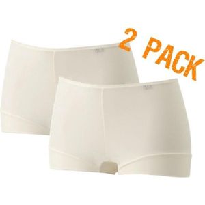 Avet Dames Boxershorts - Microvezel - maat S - Ivoor - 2-Pack