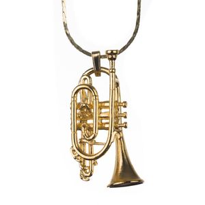 Halsketting Cornet (bugel) verguld