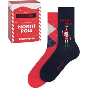 Burlington X-Mas Gift Box cadeau geschenkset sokken heren veelkleurig - Maat 40-46