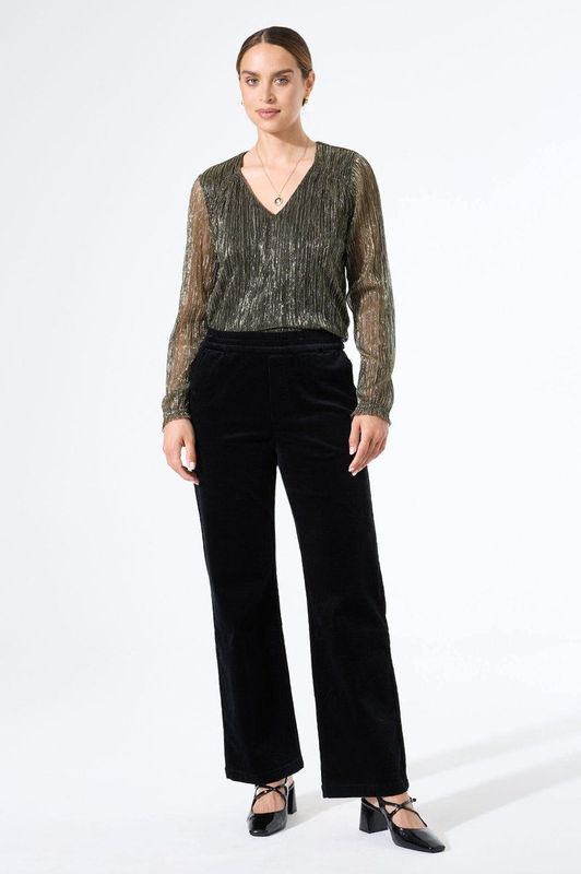 GARCIA - K50114 - Slim Fit Broek - Zwart