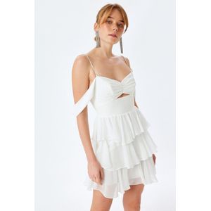 Mini-lengte Gelaagd Evening dress