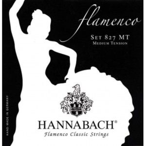 Hannabach K-Git.snaren set 827 MT Nylon Medium Flamenco - Klassieke gitaarsnaren