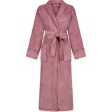 Hunkemöller Dames Nachtmode Badjas van zachte fleece - Paars - maat XS/S