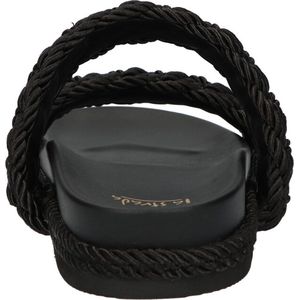 La Strada - Zwarte Sandalen - Dames - Gevlochten Banden