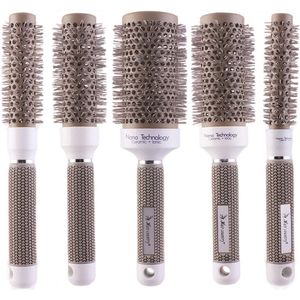 Thermische ronde borstels set van 5 maten voor föhnen en stylen