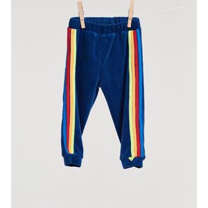 Billie-Ray x Woody - Joggingbroek in velours - Blauw