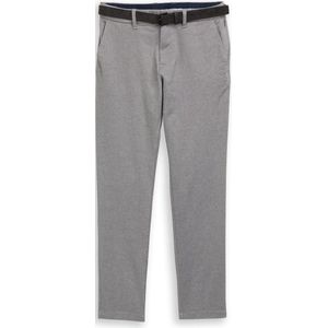 Tom Tailor Heren Chino Broek TRAVELER slim Grijs 34W / 36L Volwassenen