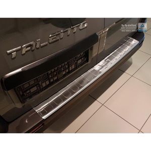 Avisa RVS Achterbumperprotector passend voor Opel Vivaro & Renault Trafic 2014-2019 / Fiat Talento 2016- 'Ribs' (Lang 118cm)