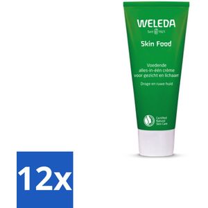 WELEDA - Crème - Skin Food - Droge huid - 75 ml - Voordeelverpakking - 12 stuks