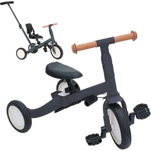 Driewieler - Met duwstang - Fiets - Voor jongens en meisjes - Vanaf 18 maanden - Must have voor uw kinderen!