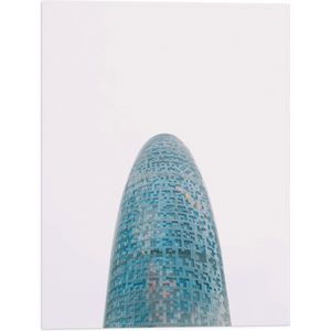 Vlag - Torre Glòries Wolkenkrabbers in Barcelona, Spanje - 30x40 cm Foto op Polyester Vlag