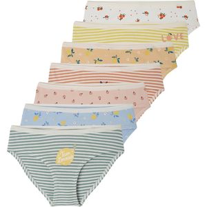 Vertbaudet - Set van 7 Slips - Zomerfruit - Biokatoen