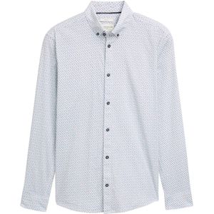 Tom Tailor - Heren hemd - Maat XXL - Mannen - wit - katoen