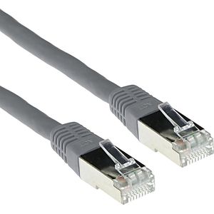 ACT Grijze 25 meter LSZH SFTP CAT6 patchkabel met RJ45 connectoren FB9025