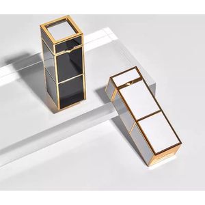 Lens stick case | wit | lenzen bakje inclusief spiegel, bakje, pincet en applicator