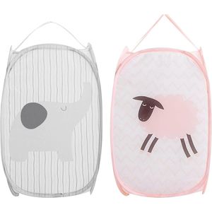Selbro ® Opvouwbare Wasmand Set van 2 met Handige Mesh Constructie voor Veelzijdig Gebruik