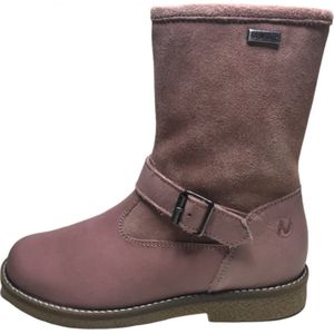 Naturino Rainstep gesp warme lederen laarzen Band oud roze mt 37