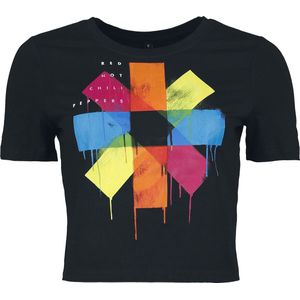 Red Hot Chili Peppers Coloured Asteriks Dames T-shirt - zwart - XS