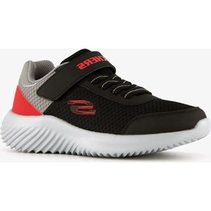 Skechers Bounders jongens sneakers zwart grijs - Maat 31 - Uitneembare zool