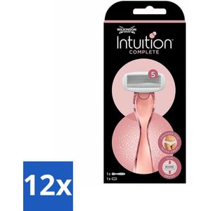 12 x Wilkinson Sword - Scheermes - Intuition Complete - Efficiënt - 1 scheermes - Scheermes - Scheermesje - Scheerapparaat - Scheermes Voor Vrouwen - Gladde Huid