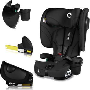 Lionelo Nelly i-Size Autostoel – Opvouwbare – 76-150 cm – ISOFIX & Top Tether – 4-standen Rugleuning – SIPS Zijbescherming – Draagbaar & Compact – 15-standen Hoofdsteun – Verkleininzet & Beenkussen – Drankenhouder – ECE R129/03 – Groep 0+