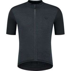 Rogelli Melange Fietsshirt - Korte Mouwen - Heren - Grijs, Zwart - Maat 2XL
