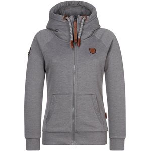 Naketano Damen Sweatjacke Brazzo 1801-0301 Dark Grey Melange-S