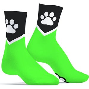 SneakXX - Sneaker Sokken PAW - Neon Groen