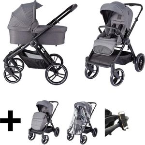 Born Lucky Kinderwagen 2 in 1 Riva - Grijs