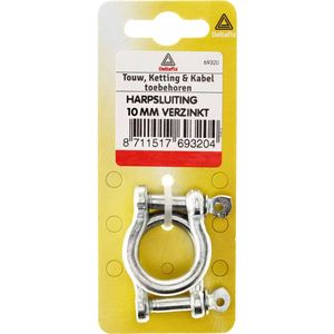 Deltafix Harpsluiting - Verzinkt - Corrosiebestendig - 10 mm - Per 10 stuks