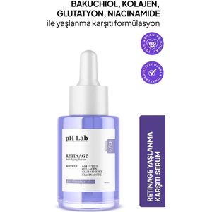 Ph Lab -Retinage Anti Aging Gezichtsserum, Anti Wrinkle Serum 30 ml, Korean Skincare